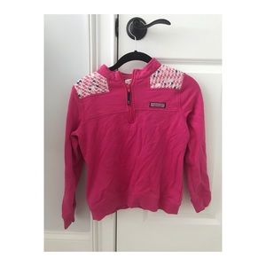 Girls vineyard vines quarter zip
